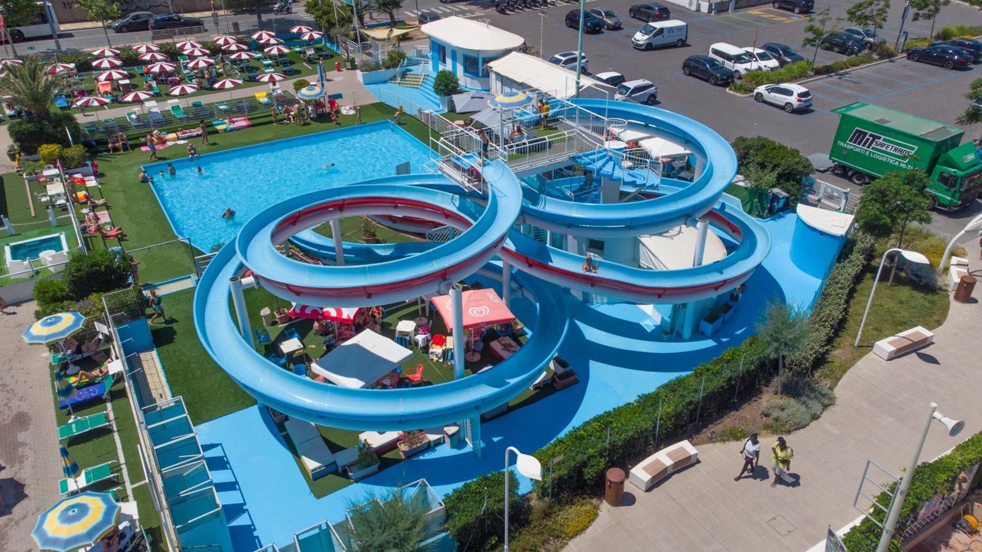 Hotel Nuova Medusa Rimini Kültér fotó