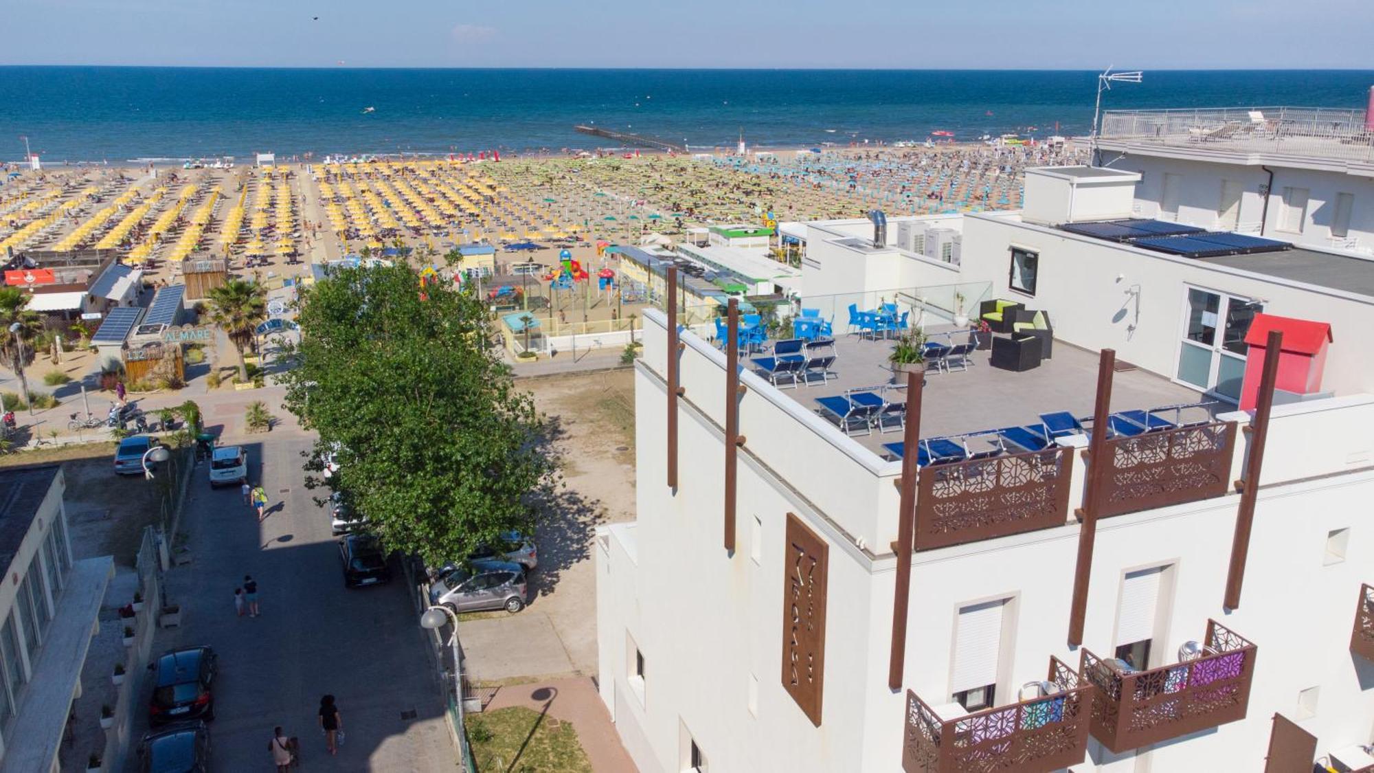 Hotel Nuova Medusa Rimini Kültér fotó